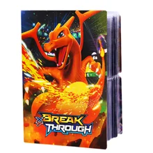 Colección de cartas de batalla de juego de Pokemon, soporte de 240 piezas, colecciones de cartas de Pokemon, álbum de cartas, juego de personajes, mapa, carpeta de libros Fol
