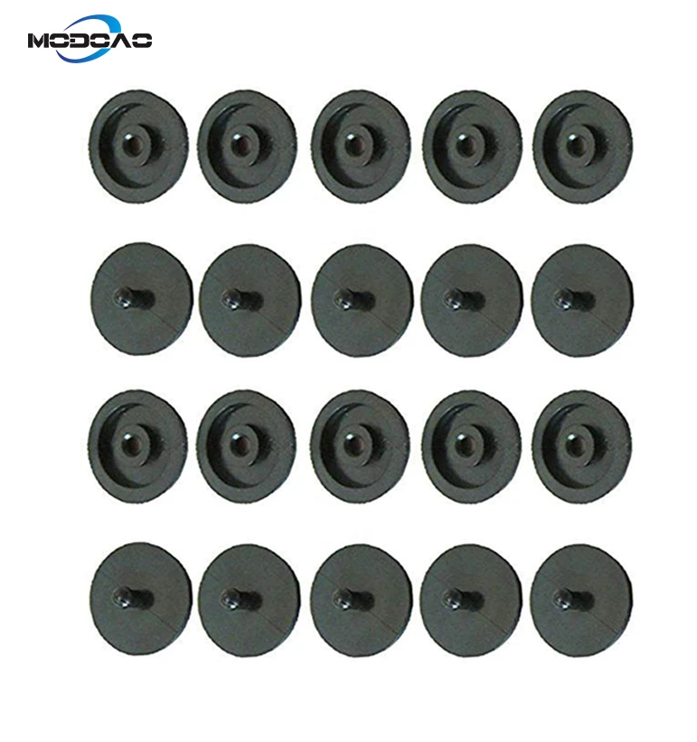 Black Safety Clip Limit Buckle Stop Button Retainer Seat Belt Stopper