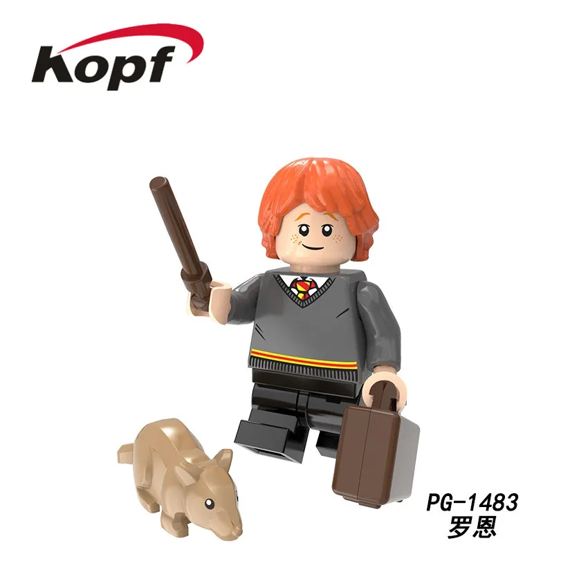 20 шт. строительные блоки Гарри новые кирпичи Невилль Longbottom Рон Susan Argus Filch фигурки для детей игрушки куклы PG8178