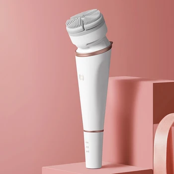 

Portable Rechargeable Facial Scrubber Cleansing Brush Waterproof Spa Machine Face Skin Care Massager for Clean