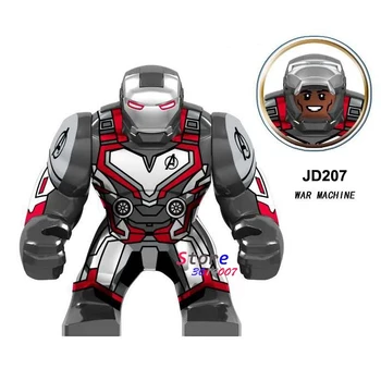 

Single Marvel Avengers Endgame Big size War Machine Spiderman Hulk IronMan Black Panther building blocks Kid Toys