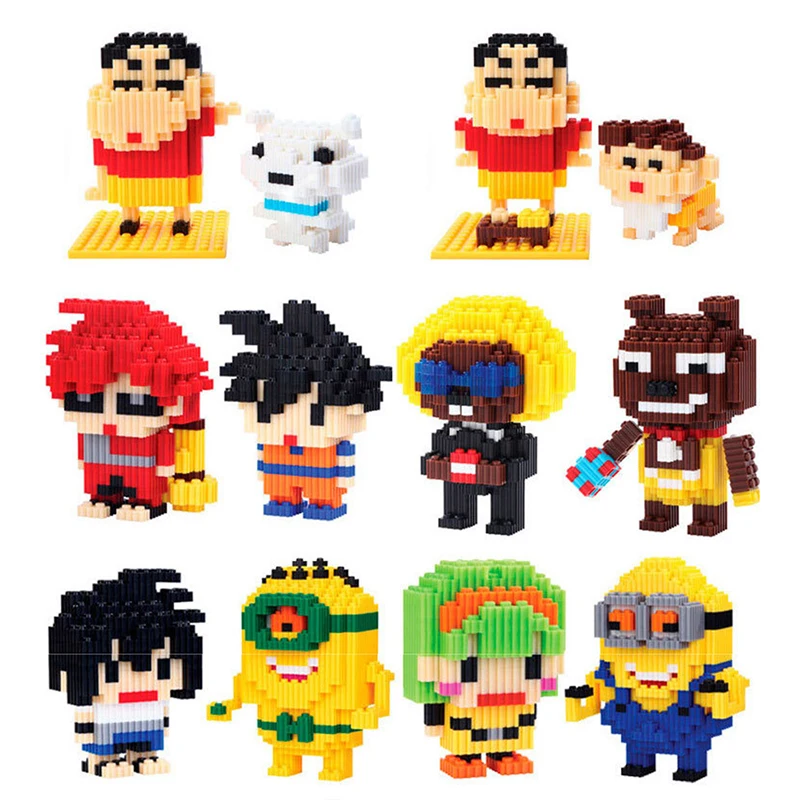

Mini Building Block 10 Mm * 10 Mm 24 Colors About 580g Toy Cartoon Model Block Children Toy DIY Gift Early Learning Educational