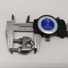 

10pcs M8/8mm Wire Rope Clip U-Bolt Type 304 Stainless Steel U Bolt Clamp