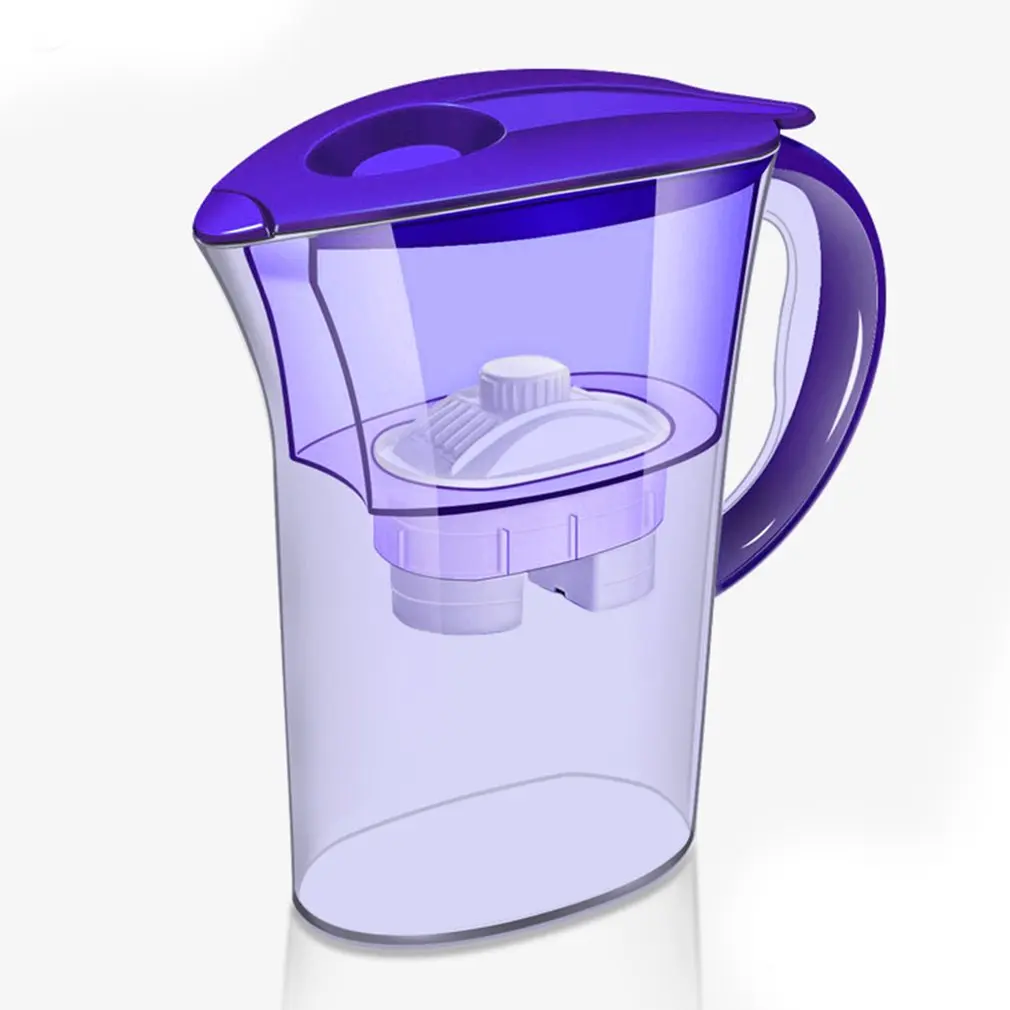 purple A Фильтр для воды кувшин чайник стерилизация мульти эффект фильтр с заправкой картридж активированный уголь домашний офис посуда для напитков очиститель - Цвет: purple A