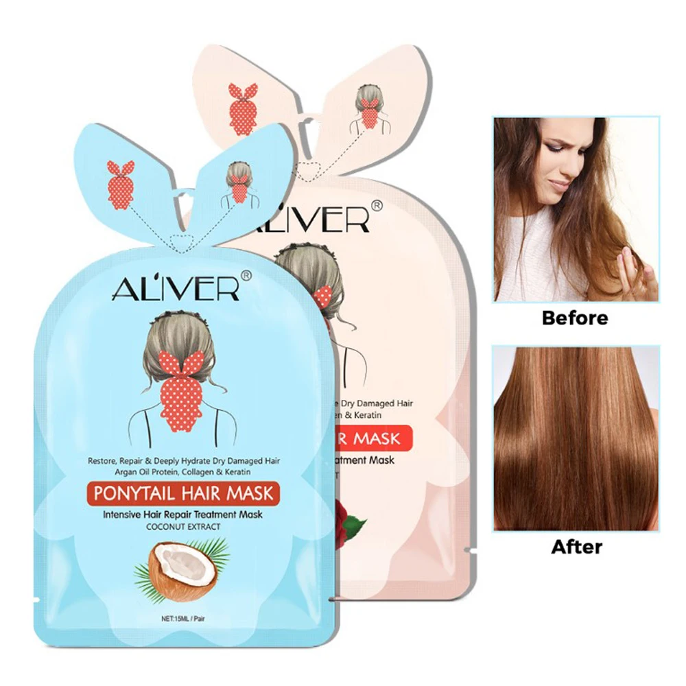 New Hair The Tail Nursing Mask Deep Nourishment Hair Membrane Repair Hair Bifurcation Buttercup Damaged Dry Hair