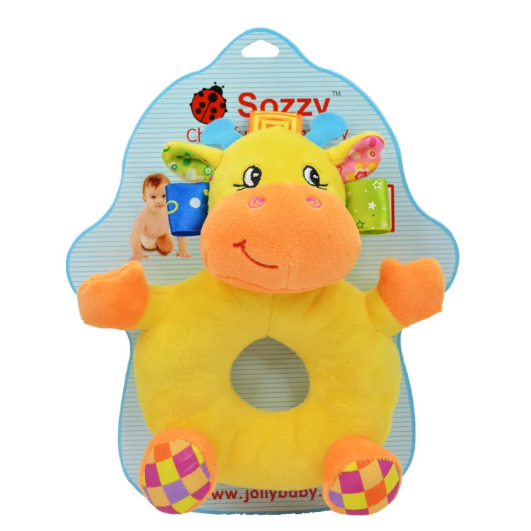 Игрушка-погремушка с захватом животных, bb-успокаивающая, многофункциональная игрушка-погремушка для детей, 01 год