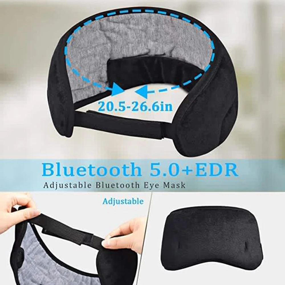 usb headset Bluetooth Sleeping Headphones Eye Mask Sleep Headphones Bluetooth Headband Soft Elastic Comfortable Wireless Music Earphones best gaming headset wireless