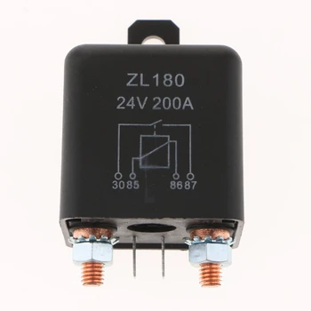 

ZL180 Car Truck Motor Starter Heavy Duty Split Charge 4 Pin Relay 200A 24V