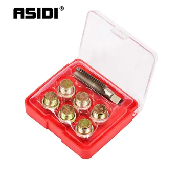 

7 Pcs Oil Pan Thread Repair Set Automotive Drain Tool M15X1.5