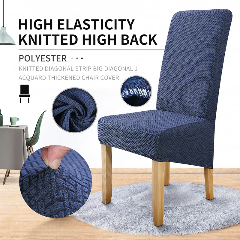 

Meijuner 2021 Новый жаккардовые XL чехлы на стулья стрейч спандекс и длинное сзади обеденный чехол для кресла чехол для Кухня банкет