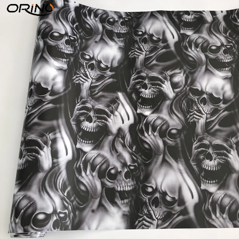 Skull Sticker Bomb Wrap Sticker Vinyl-2