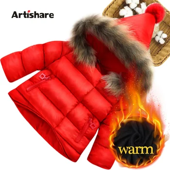 

Baby Girls Coat Solid Color Girl Coat Fur Hoodies Outerwear For Children Toddler Kids Clothing