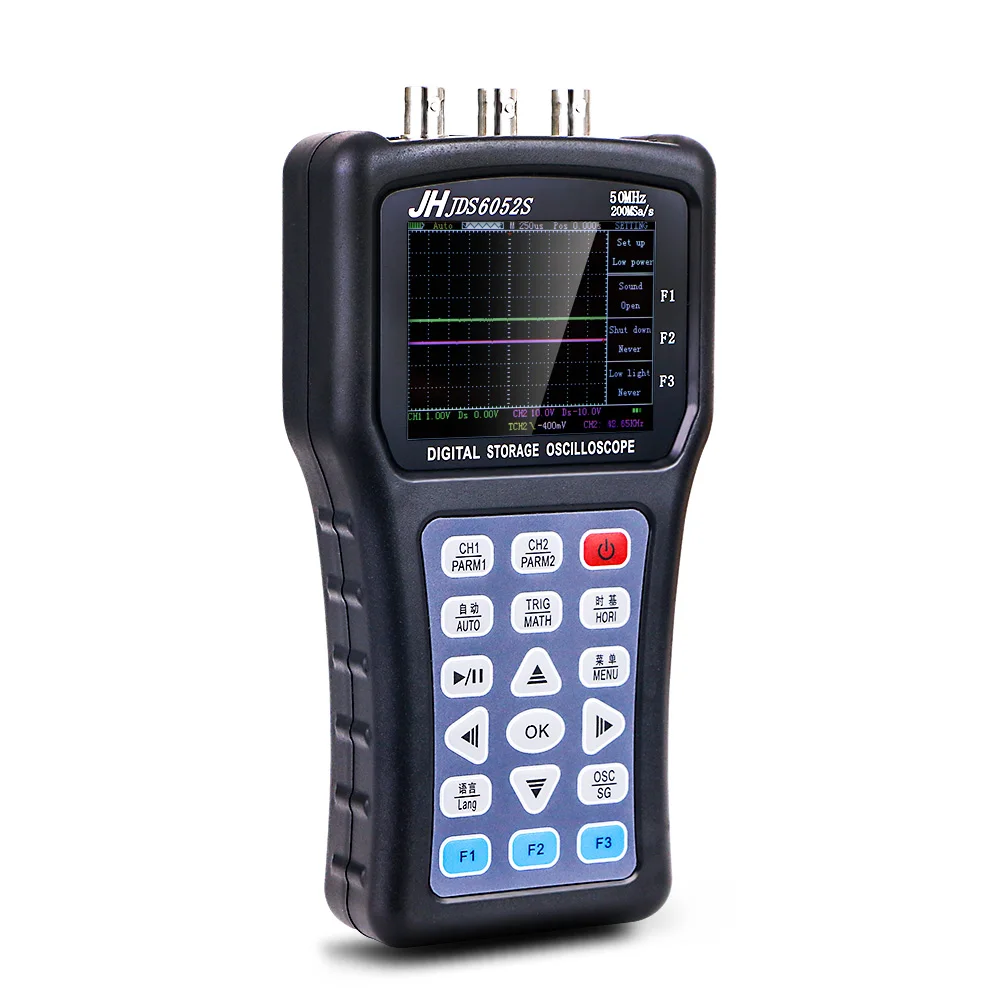 Jinhan JDS6052S портативный цифровой осциллограф генератор сигналов 2 канала 50 МГц
