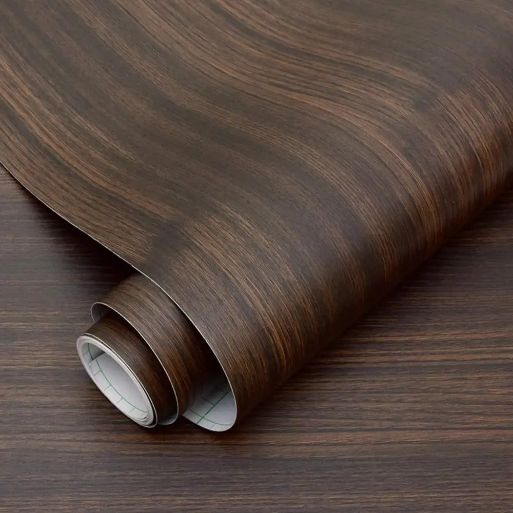 Glow4u Papel Tapiz Autoadhesivo De Madera Oscura Pegatina De Revestimiento Para Estantes De Puerta Vinilo Madera Muebles Adhesivos Para Pared Aliexpress