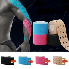 1 рулон 5 м х 5 см Кинезиология мышечная лента Уход за спортом эластичная физиотерапевтическая лента