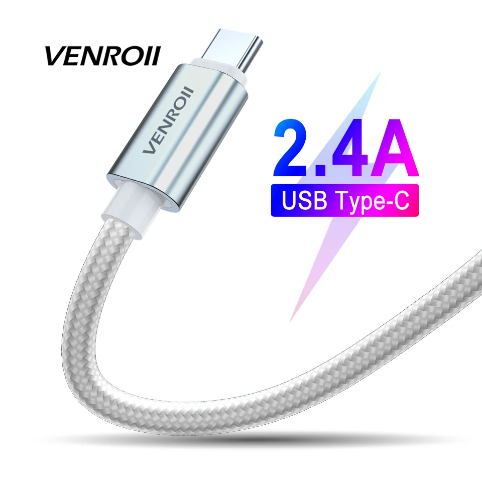 

1m 2m USB Type C Cable for Samsung S9 S8 Fast Charge Type-C Mobile Phone Charging Wire USB C Cable for Huawei P30 Pro Xiaomi mi9