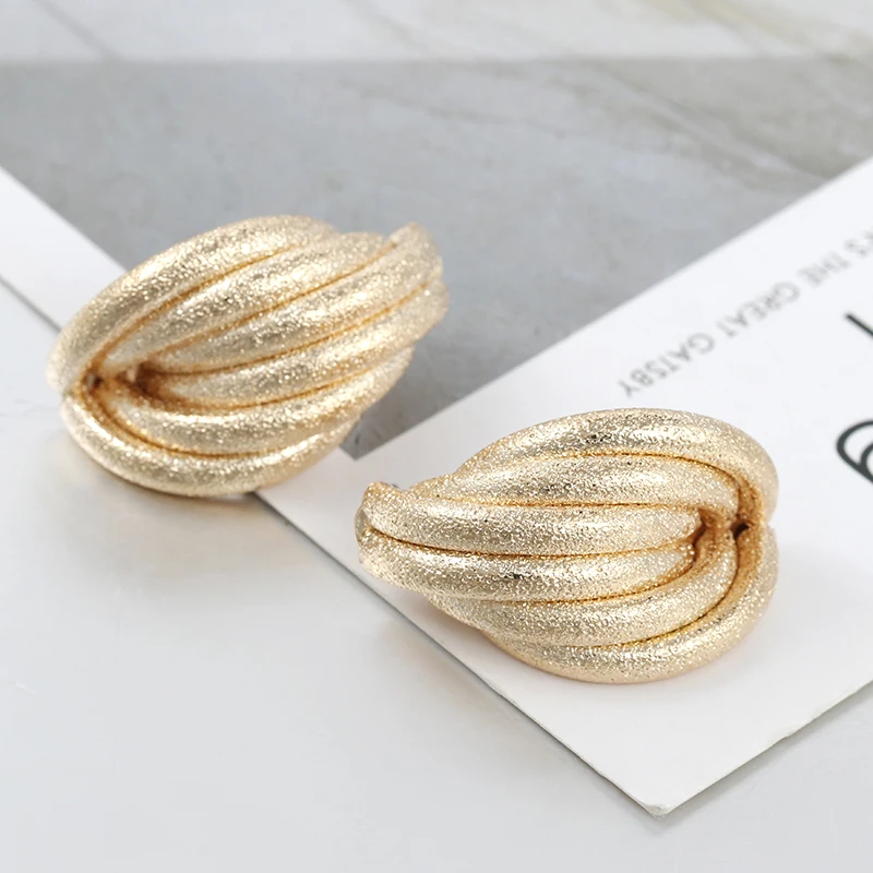 Flashbuy простой: золото, серебро Висячие серьги для женщин правильной геометрической формы, модный винтажный ювелирный аксессуар
