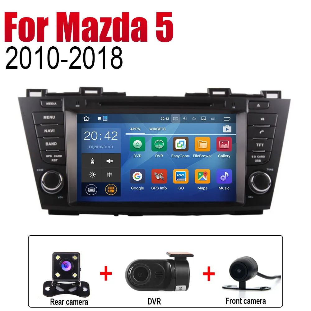 Extra Items ZaiXi Android Автомагнитола Стерео gps навигация для Mazda 5 2010~ Bluetooth wifi 2din автомобильное радио стерео Мультимедиа Плеер аудио - Цвет: Extra Items