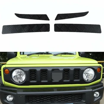

4pcs/set Firm Car Front Bumper Cover Trims Aluminum Alloy Bumpers Protection For Suzuki Jimny 2019 2020 Car Styling Accessories