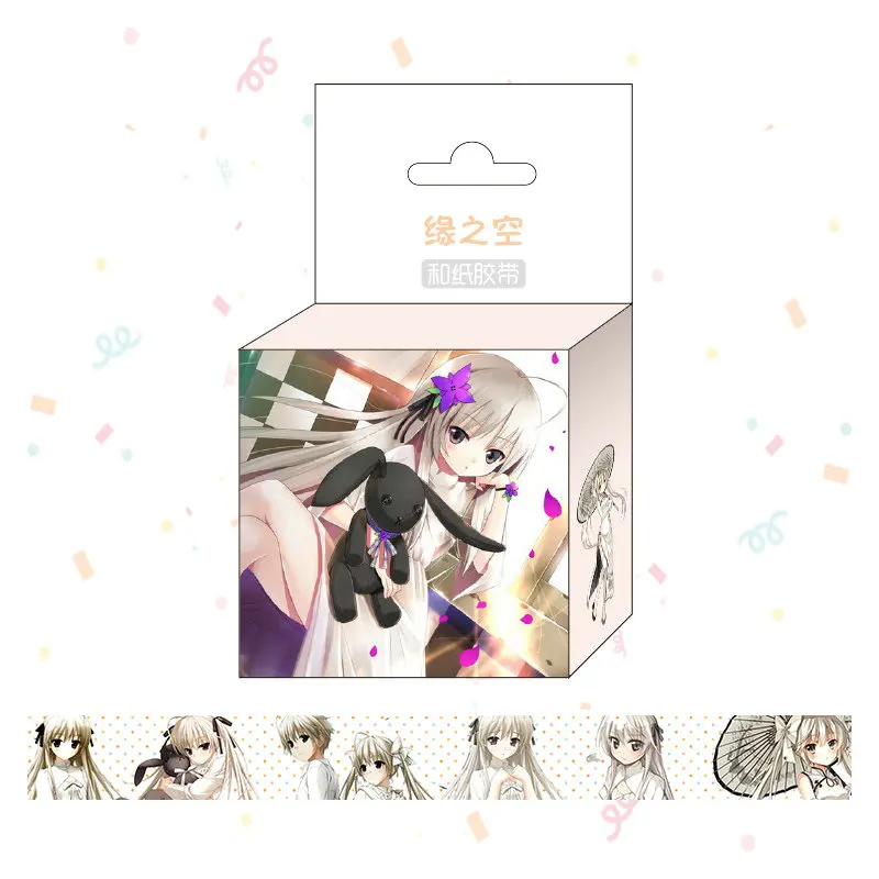 1,5 см* 5 м Yosuga no Sora аниме клейкая лента DIY Скрапбукинг наклейка этикетка маскирующая лента