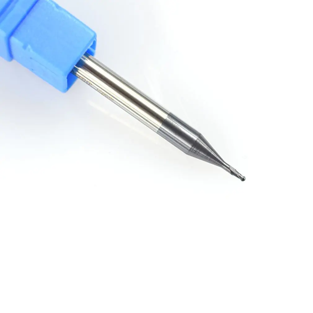 2-Blade Spherical Milling Cutter Black Coated Tungsten Steel Ball End Milling Cutter Carbide End Mill