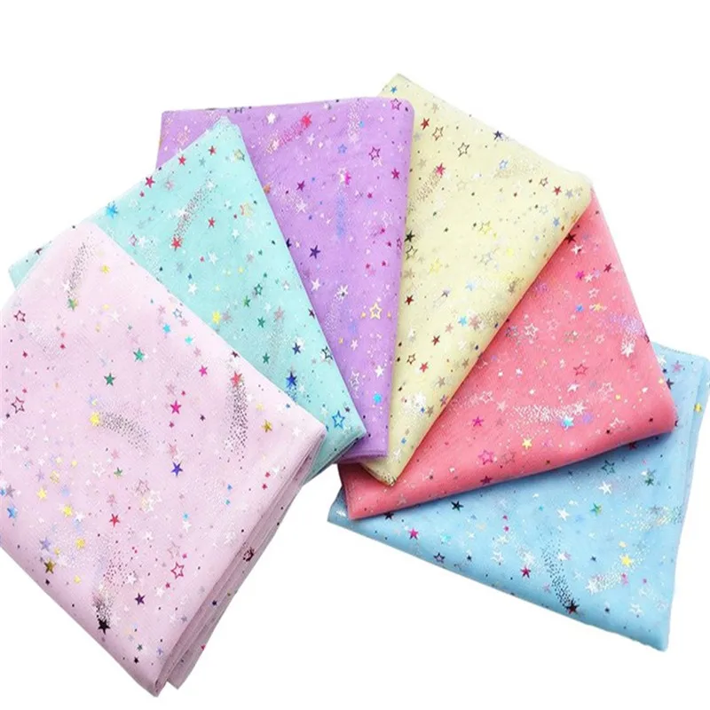 

1.6*1 M Seven-color Meteor Sequin Fabric DIY Sewing Princess Skirt Wedding Dress Party Decorations Christmas decor Lace Fabric