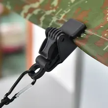 

Hot Sale Plastic Tent Pull Point Clip Outdoor Camping Canopy Fixing Clip Hook Buckle Windproof Rope Clamp Tent Accessories