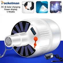 3D Солнечный светодиодный зарядки лампочка, энерго-сберегающая освещающая лампочка лампа рама ночной рыночная лампа передвижная уличная Кемпинг Мощность отключения лампа аварийного освещения