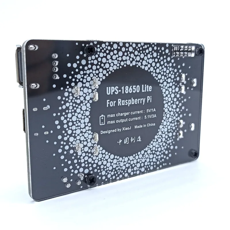 Новый UPS 18650 Lite Power HAT доска с батареей Обнаружение электричества для Raspberry Pi 4B 3B +