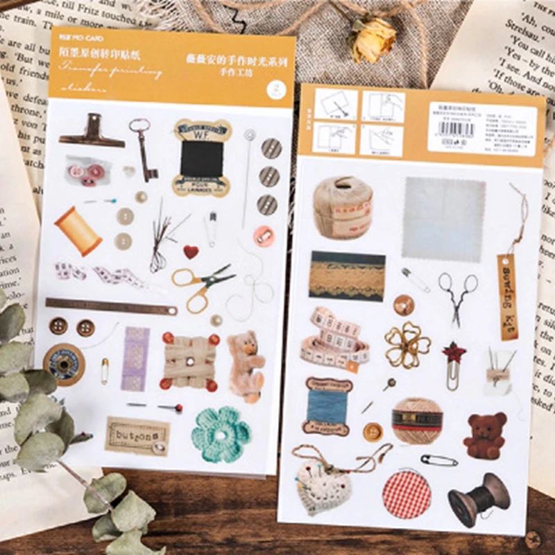 Aesthetic Rub On Stickers Scrapbooking Material Transfer Sticker Plant Bow Tie Journal Diary Decoration Craft DIY Hobbies decorative stickers diy scrapbooking accessories