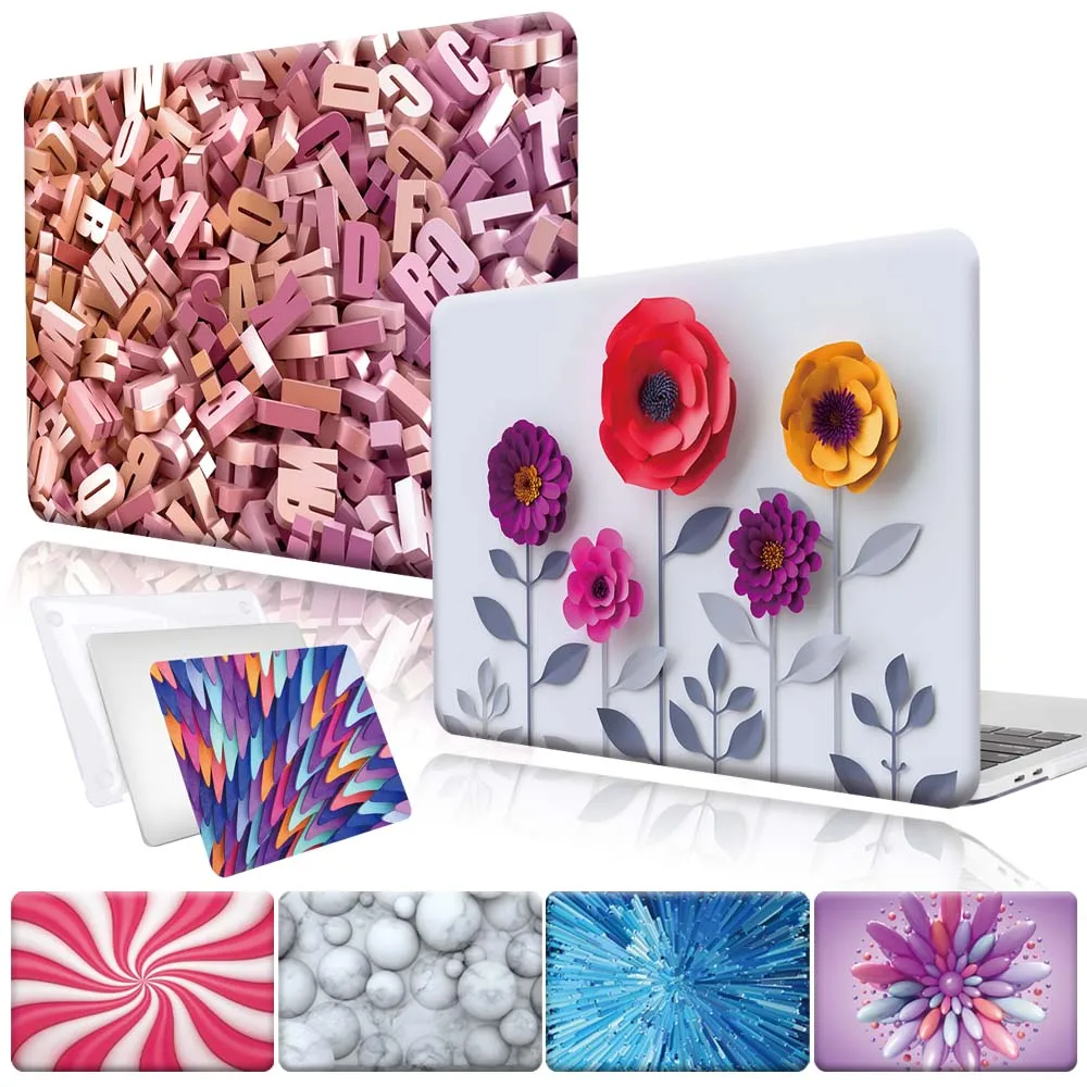 

3D Art Laptop Case for Macbook Pro 13" A1425 A1502 A1706 A1989 A2159 A1708/15" A1398 A1707 A1990/16" A2141/Macbook 12" (A1534)