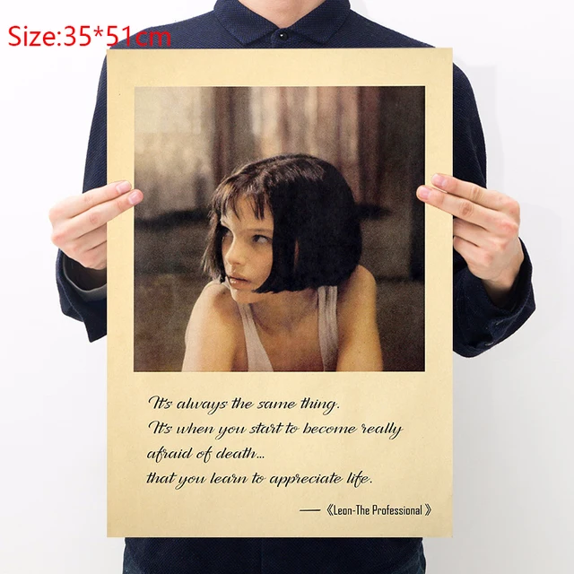 Hollywood Classic Movie Lyon And Matilda Character Poster This Killer Is Not Too Cold Bar Cafe Home Decoration Painting B