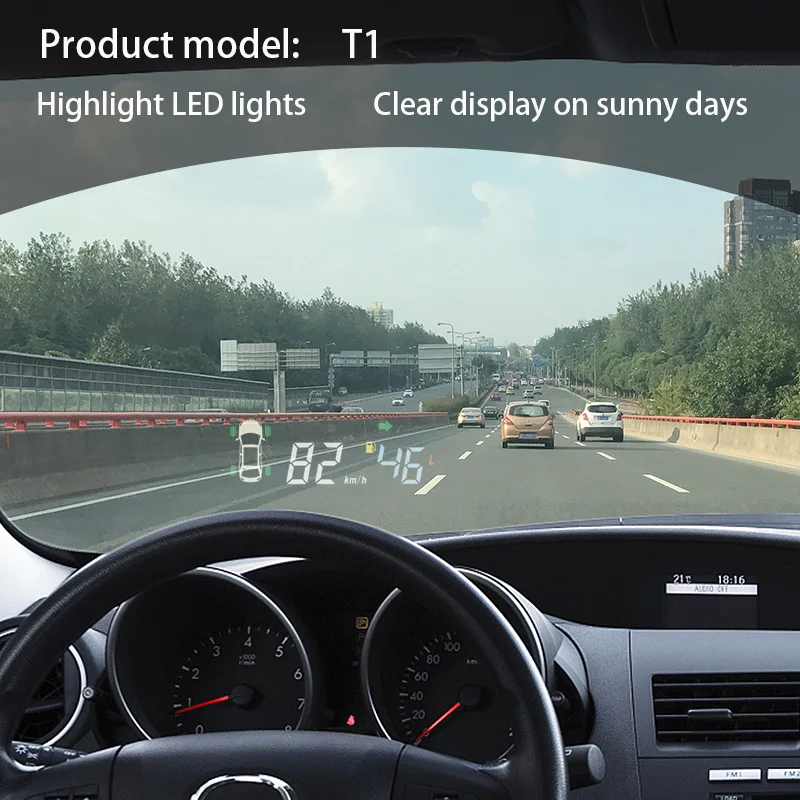 HUD TPMS Head Up Display Special car electronics obd display heads up car display Speed Water temperature Gear 4 sensor T1 HUD TPMS Head Up Display Special car electronics obd display heads up car display Speed Water temperature Gear 4 sensor T1