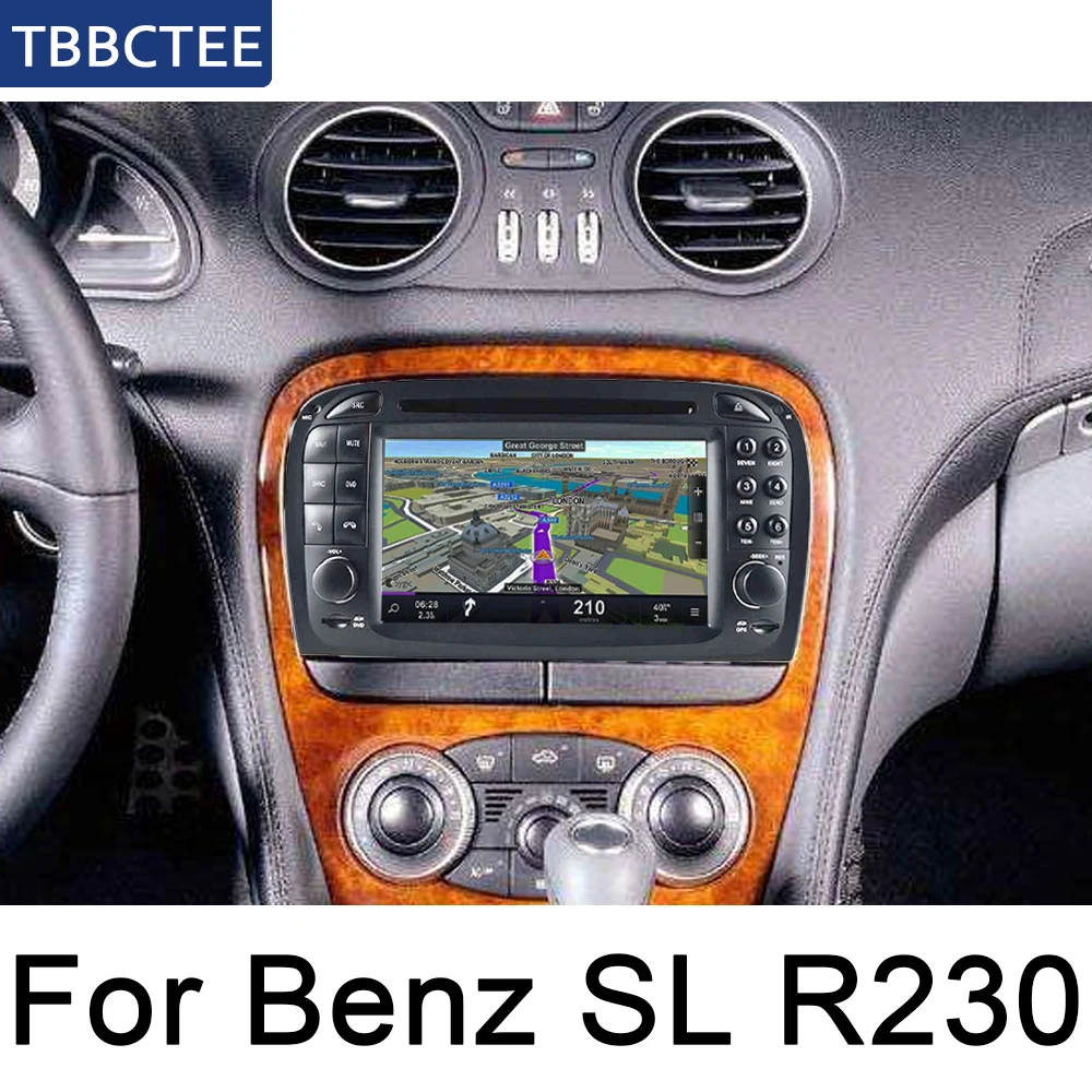 Автомобильный мультимедийный плеер для Mercedes Benz SL R230 2001 ~ 2004 NTG Android GPS