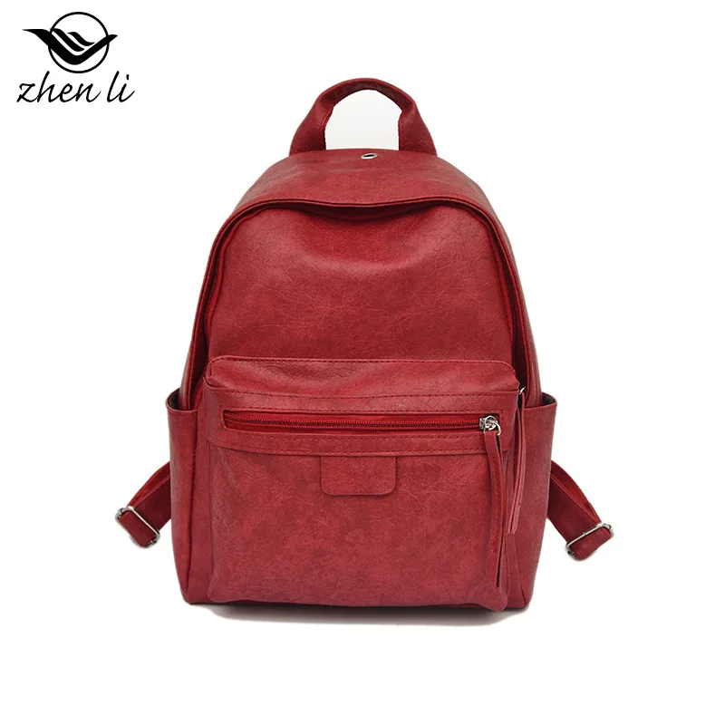 Стиль Pu ретро модные сумки желаю простой карамельный цвет маленький рюкзак горячая Распродажа Женская сумка