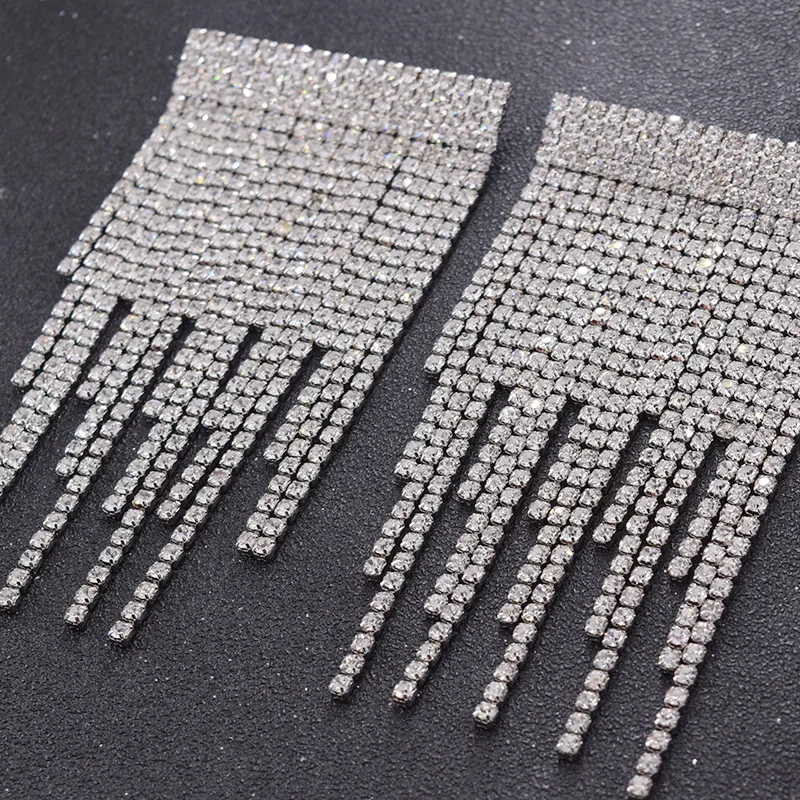 fringe trim rhinetones appliques (6)