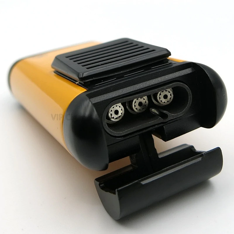 Cohiba 50th anniversary Metal 3 фонарь Jet Flame Прикуриватель ветрозащитный цинковый сплав портативный инструмент для курения