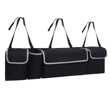 Большой Вместительный органайзер для заднего сиденья автомобиля, сумка для хранения багажника, коробка 36x4,7x9,4"