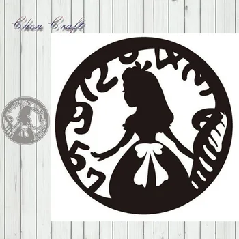 

Beautiful girl circle number Metal Cutting Die Stencil DIY Scrapbooking Embossing Decor Photo Album Paper Card Craft Makings