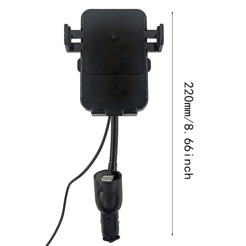 Интеллектуальная Зажигалка-прикуриватель с двумя usb-портами, умное быстрое зарядное устройство, автомобильное беспроводное зарядное устройство, универсальный держатель для мобильного телефона с навигацией