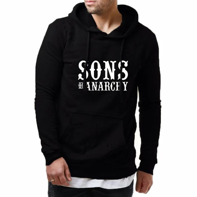 SOA Sons of anarchy the child SONS Men Hoodies Male Fashion Casual Sweatshirt Print pullover Slim Fit High Quality Tops E | Автомобили и