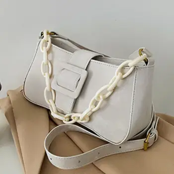 

Vintage Square Armpit bag 2020 Fashion New High quality Matte PU Leather Women's Designer Handbag Travel Shoulder Messenger Bag