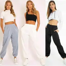 ^#Cheap Autumn Winter New Women Plain Fleece Jogger Drawstring Two Pocket Pants Solid Color Sports Pants Solid Casual Loose Pant ^#Cheap Autumn Winter New Women Plain Fleece Jogger Drawstring Two Pocket Pants Solid Color Sports Pants Solid Casual Loose Pant