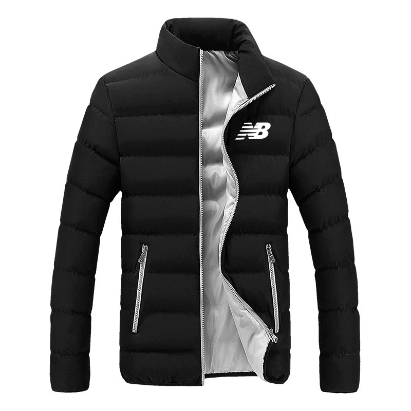 Men's Stand-Up Collar Thickened Slim Jacket Plus Size Casual Wild Trend 2020 Autumn And Winter New | Мужская одежда