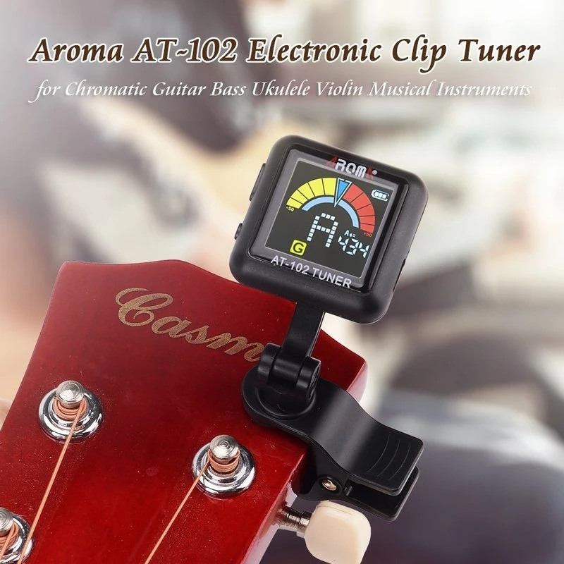 AROMA-AT-102-Rechargeable-360-Degree-Rotational-Electronic-Tuner-For-Chromatic-Guitar-Bass-Violin-Ukulele-4(1)