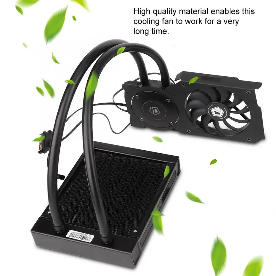 

ID-COOLING Frostflow 120VGA Graphics Card Water Cooler CPU Radiator 12CM Cooling Fan