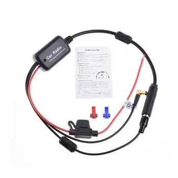 

12V car universal DAB + / FM digital radio antenna amplifier, current ≤70mA, support frequency modulation, signal booster