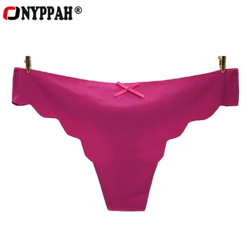 

ONYPPAH Hot Silk Sexy Women Thongs g string Seamless Panties Female Underwear Panties Low-Rise Lingerie Panty Intimates