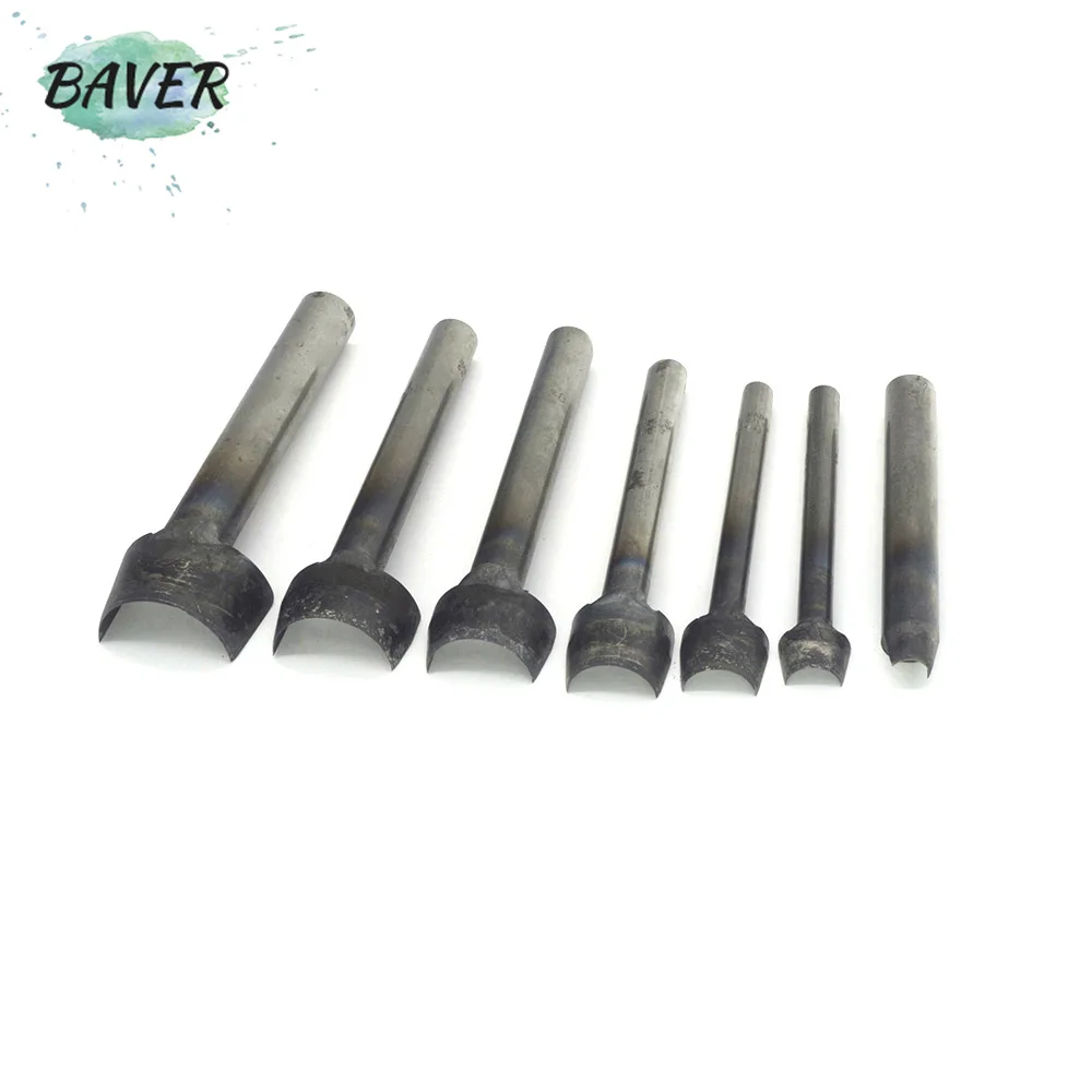 

Baver Steel Half Round Leather Craft Arc End Cutter Semicircle Punch Strap Belt Wallet DIY Tools