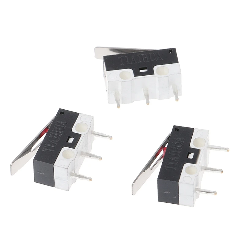 5 шт. 1A 125V 3PIin микро концевые переключатели рычаг роликовый рычаг Привод SPDT переключатель